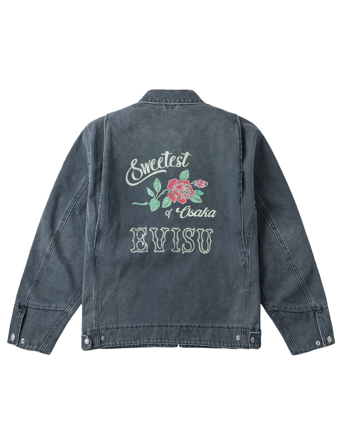 カモメ ダメージ加工 ジップジャケット