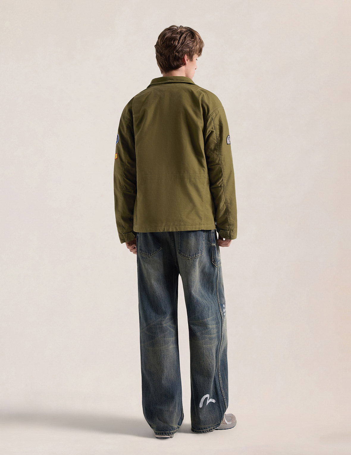 Washed M65 Patch Field Jacket