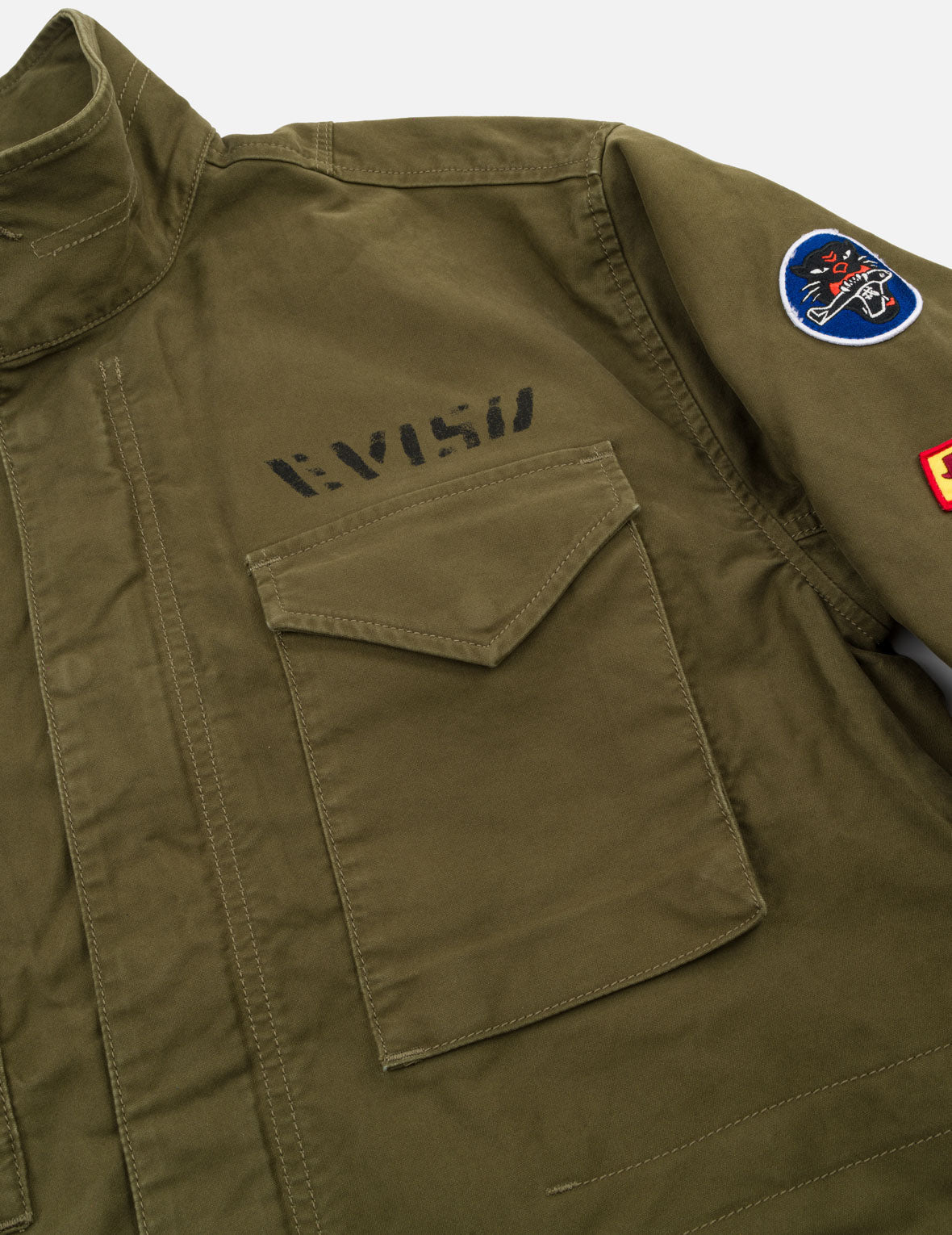 Washed M65 Patch Field Jacket