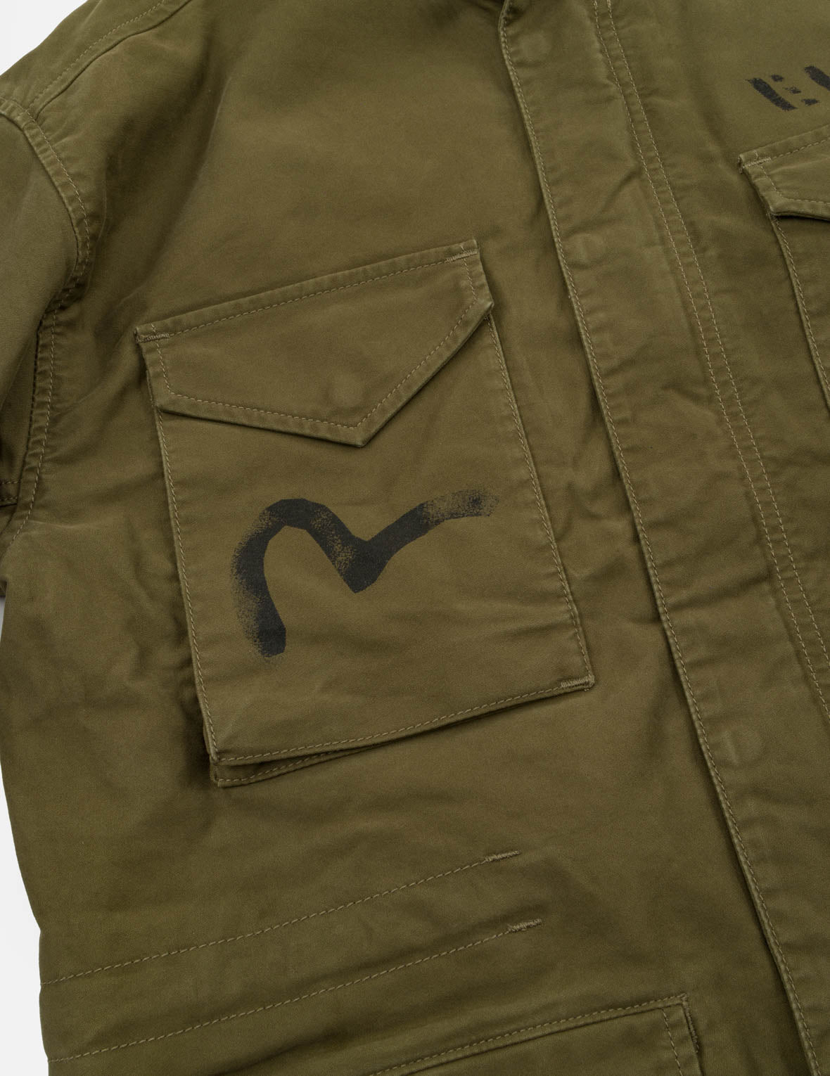 Washed M65 Patch Field Jacket