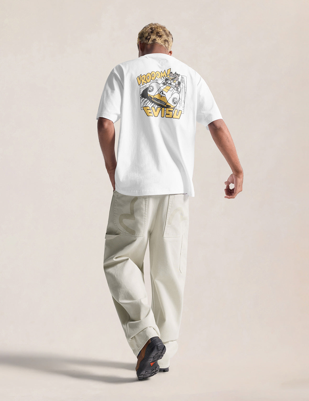 Tonal Seagull Worker Pants