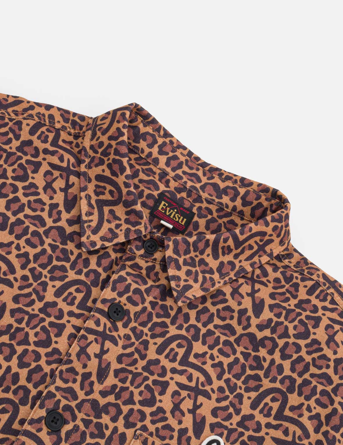 Leopard Seagull Printed Shirt