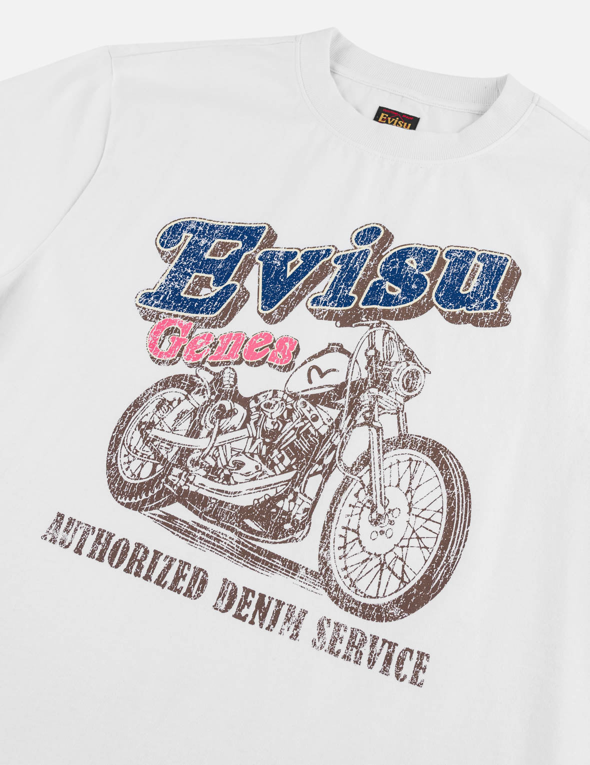 モト 公認デニムサービス プリントTシャツ