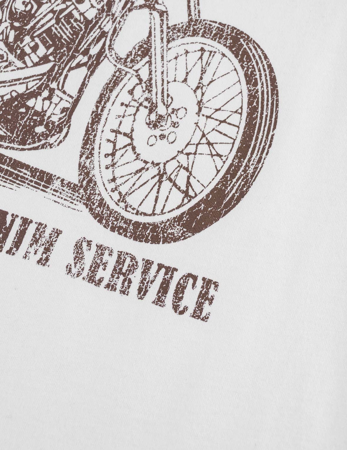 モト 公認デニムサービス プリントTシャツ