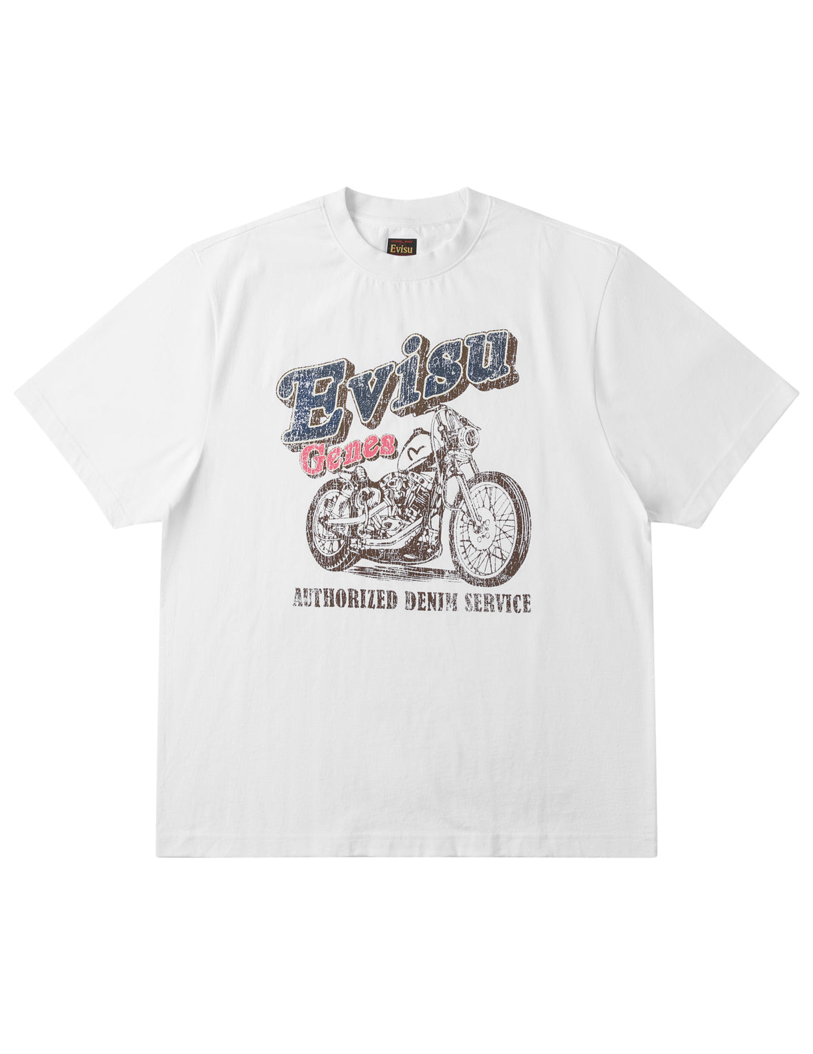 モト 公認デニムサービス プリントTシャツ