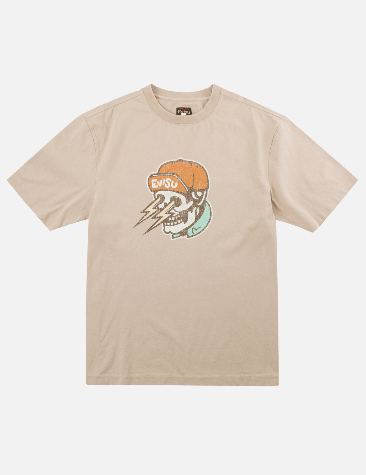 雷神スカルプリント Tシャツ