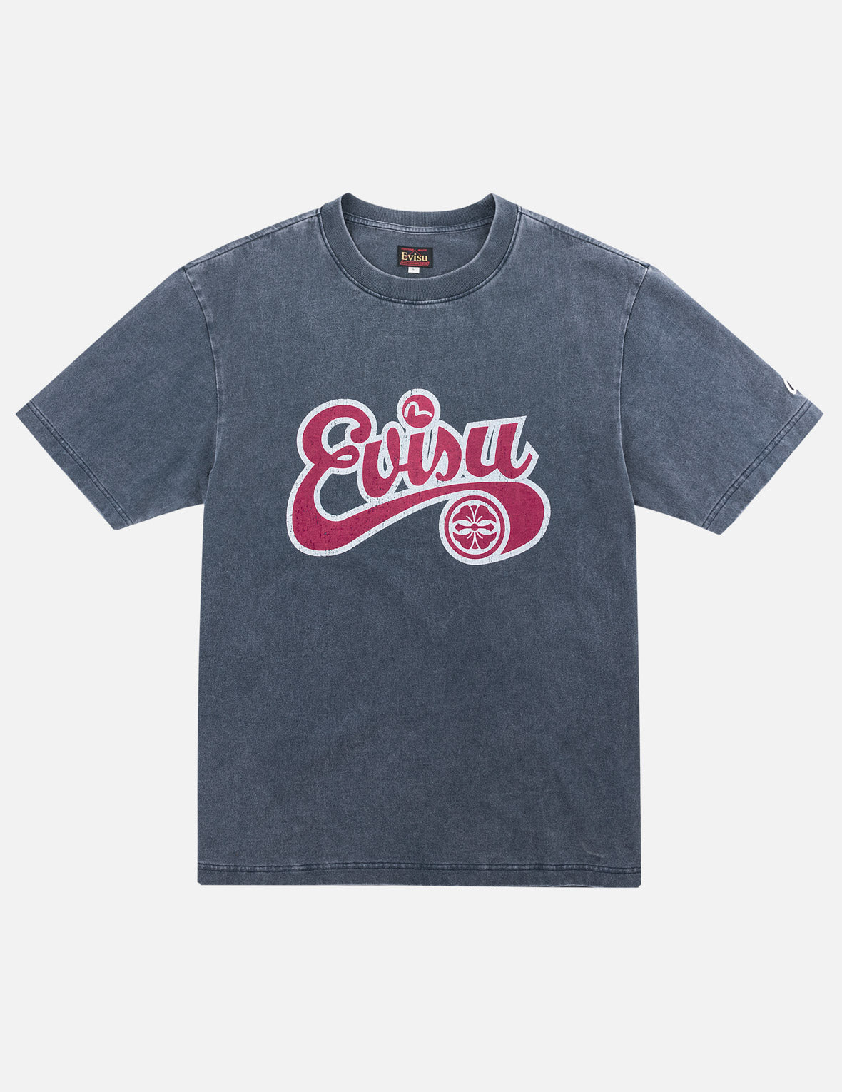 ウォッシュ加工 EVISUロゴ カモメTシャツ