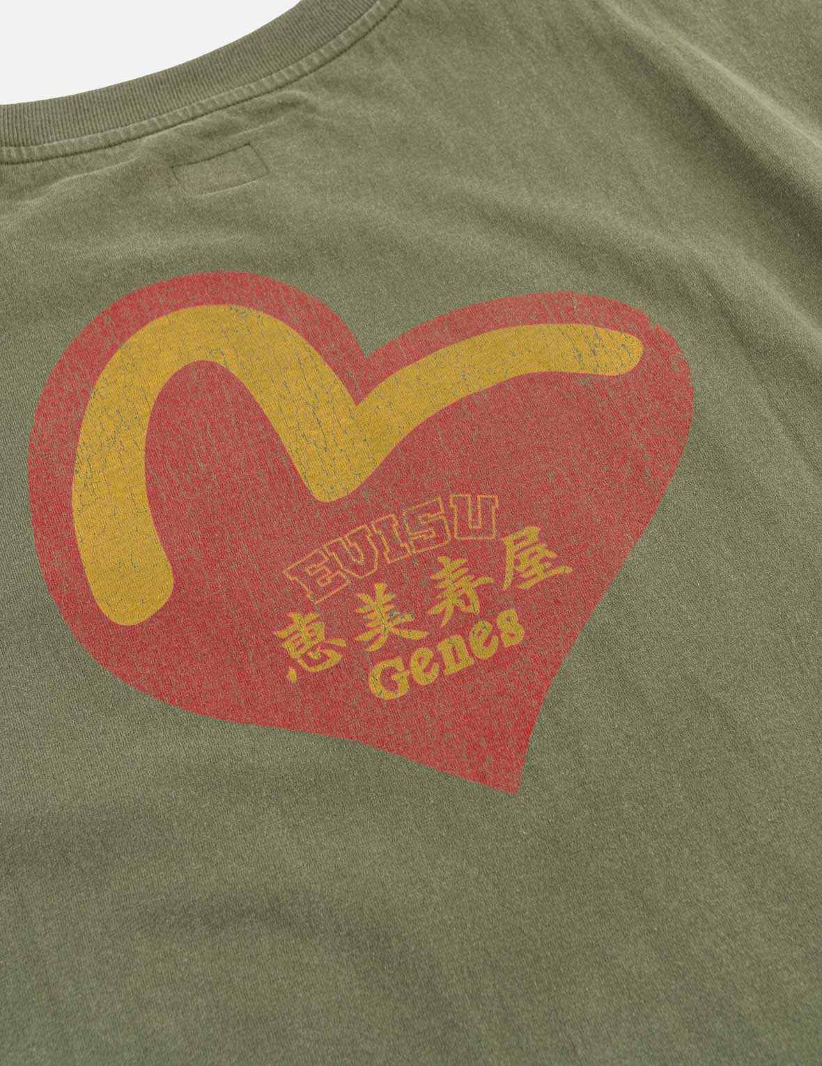 ハート＆カモメプリント Tシャツ