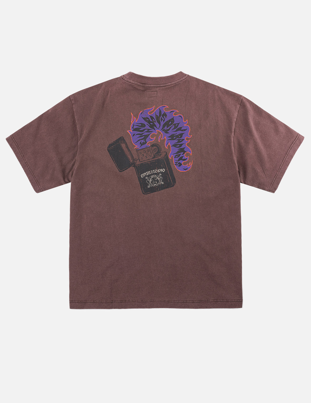 大M＆ライターフレームプリント Tシャツ