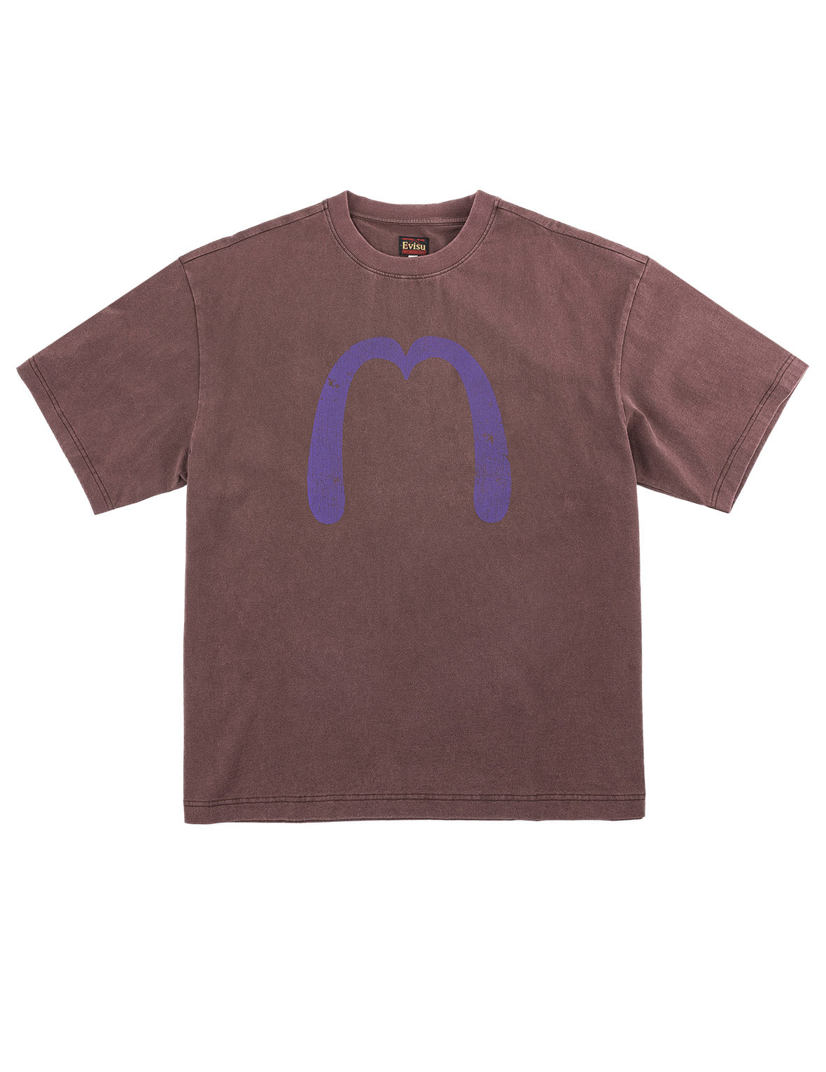 大M＆ライターフレームプリント Tシャツ