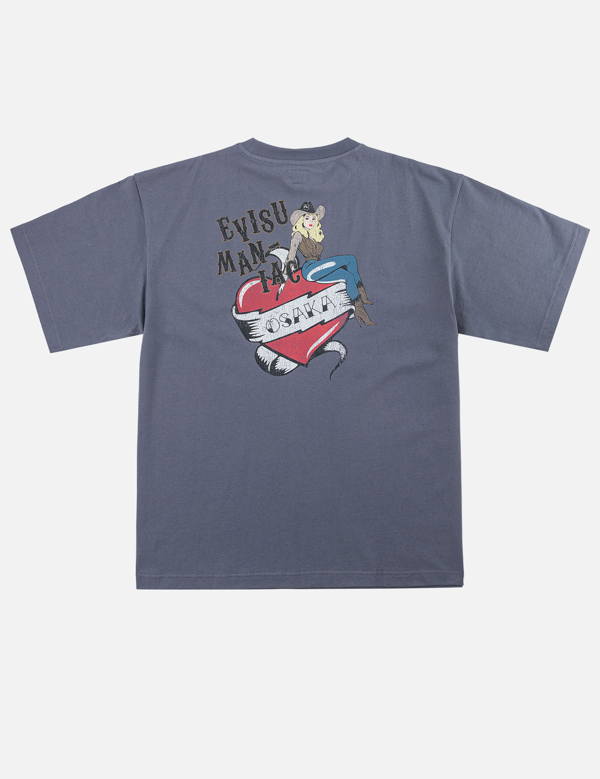ハートカウガールプリント Tシャツ