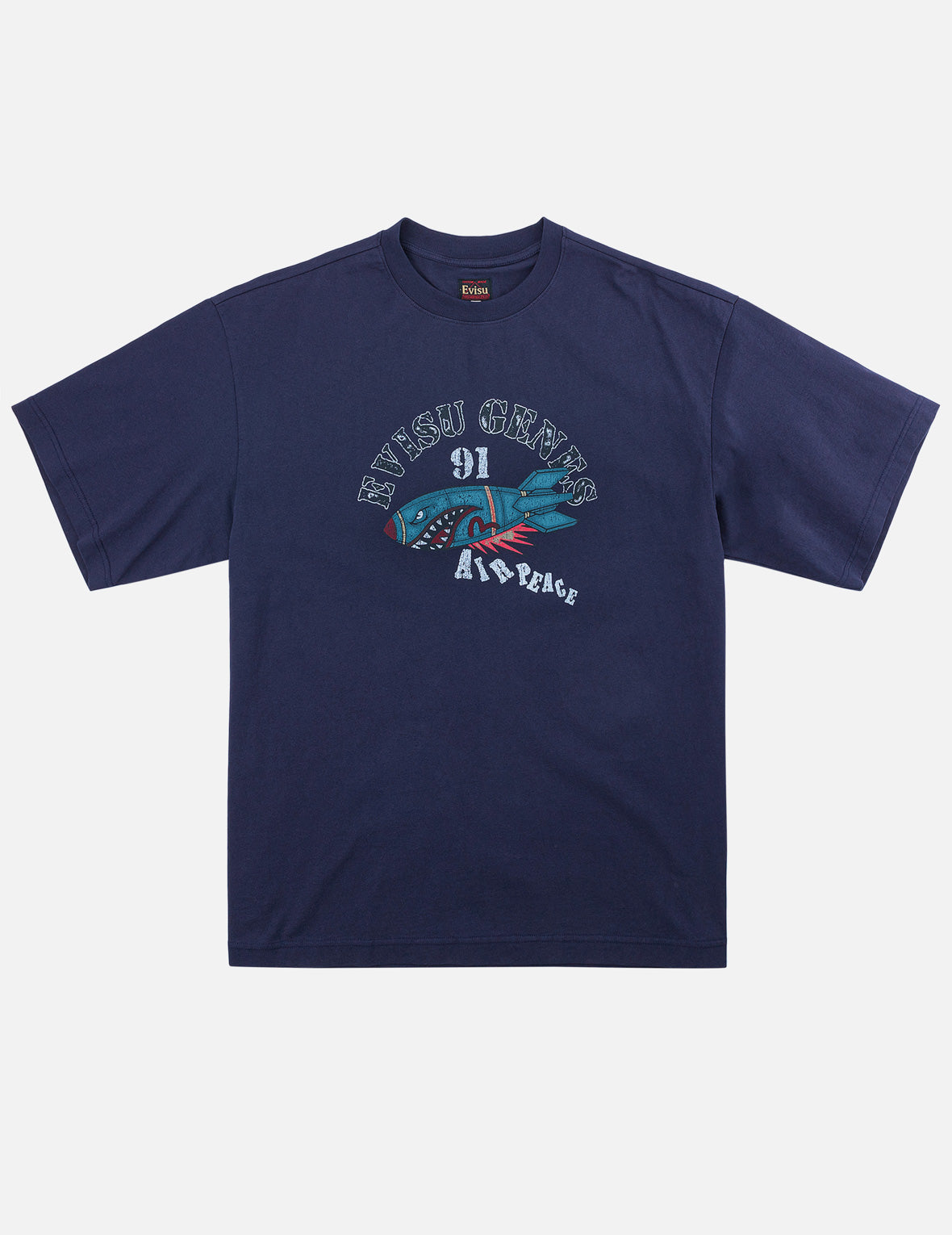 ミサイルグラフィックプリント Tシャツ