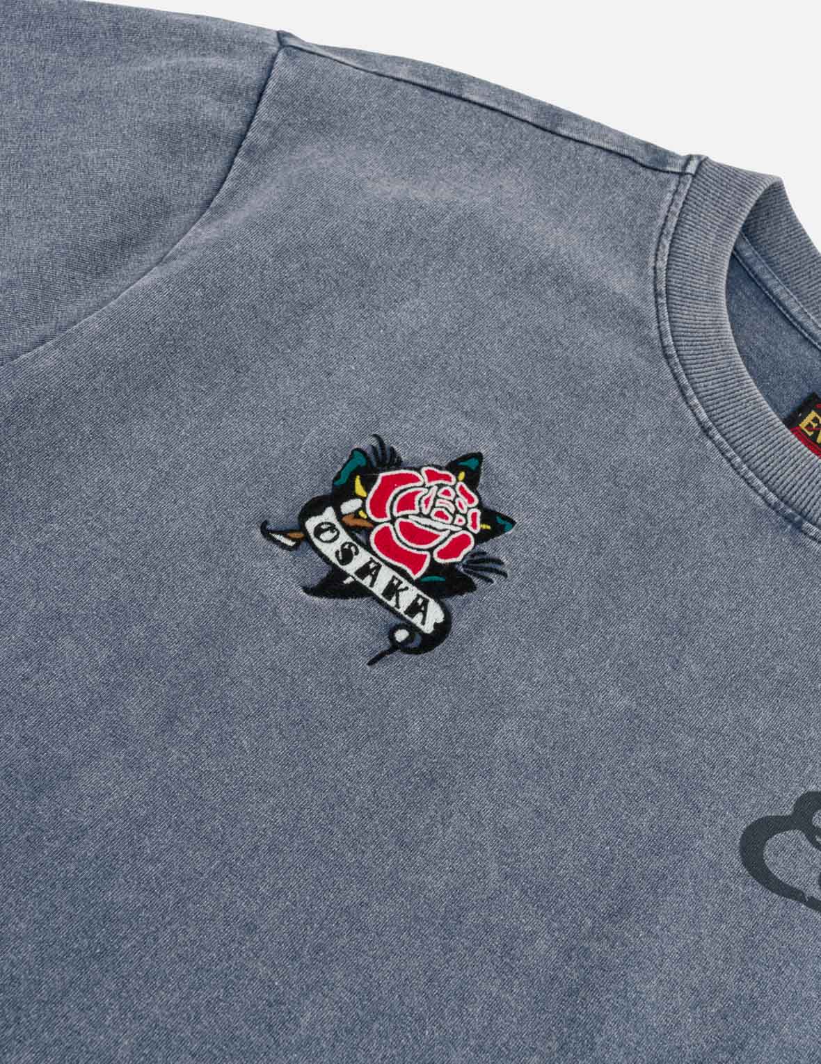 大阪ローズ＆カモメプリント Tシャツ