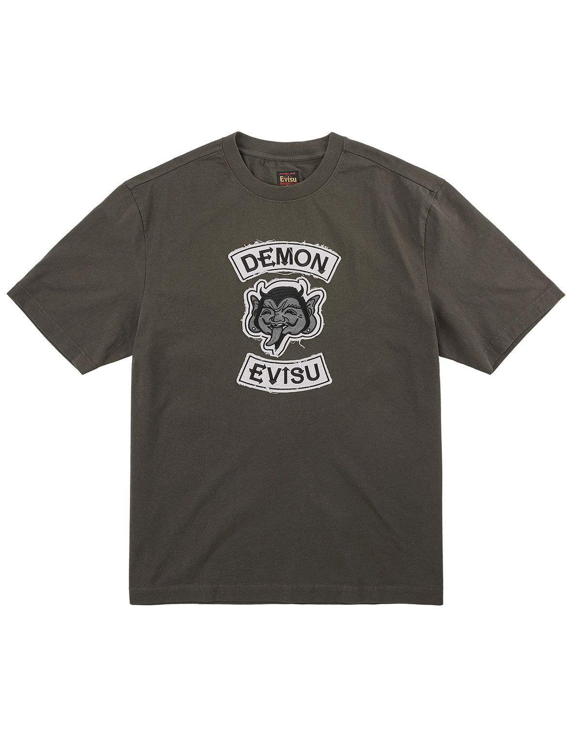 デーモン パッチワークTシャツ
