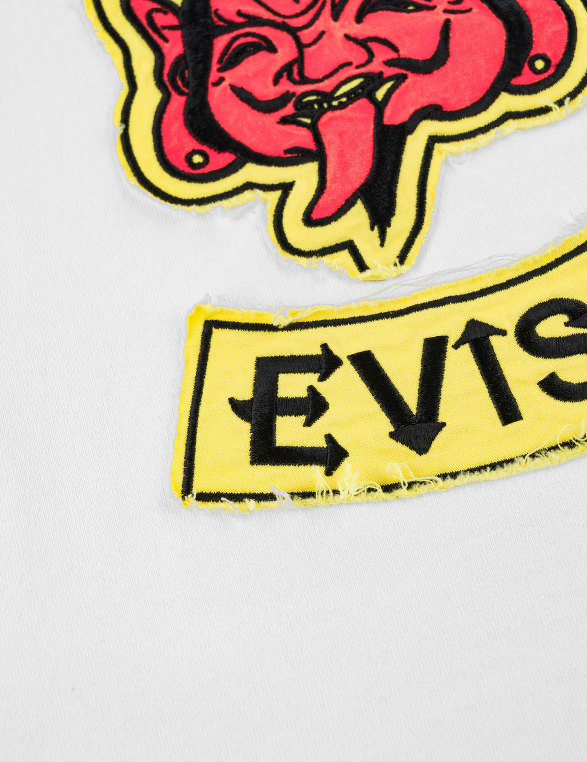 デーモン パッチワークTシャツ
