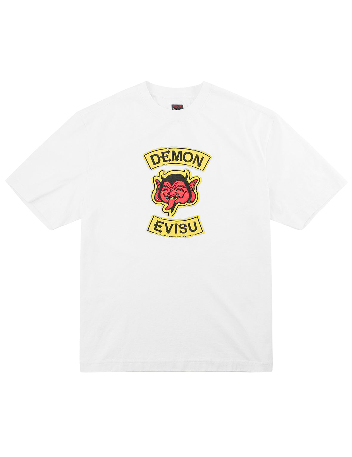 デーモン パッチワークTシャツ