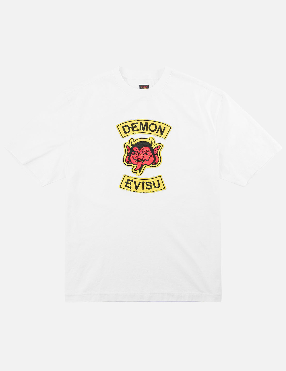デーモン パッチワークTシャツ