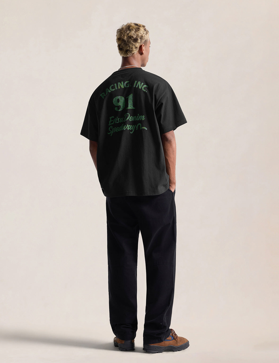EVISU Denim Racing Inc Speedway T-Shirt
