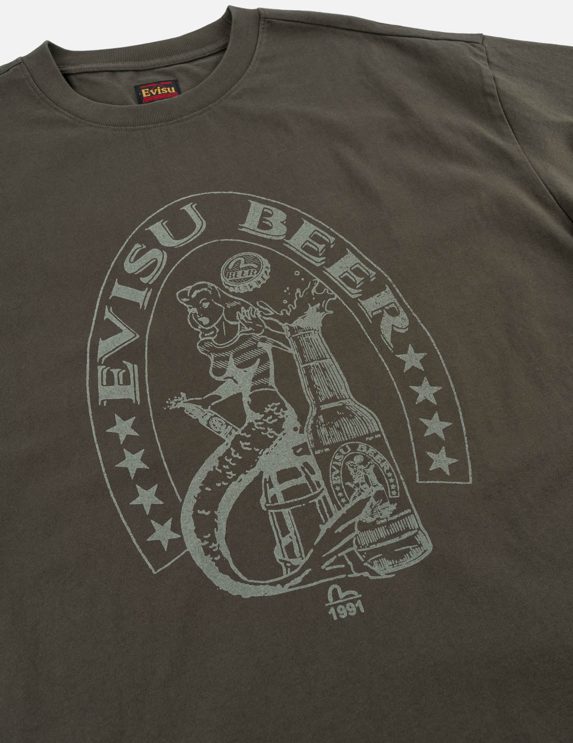 EVISU Beer Mermaid T-Shirt
