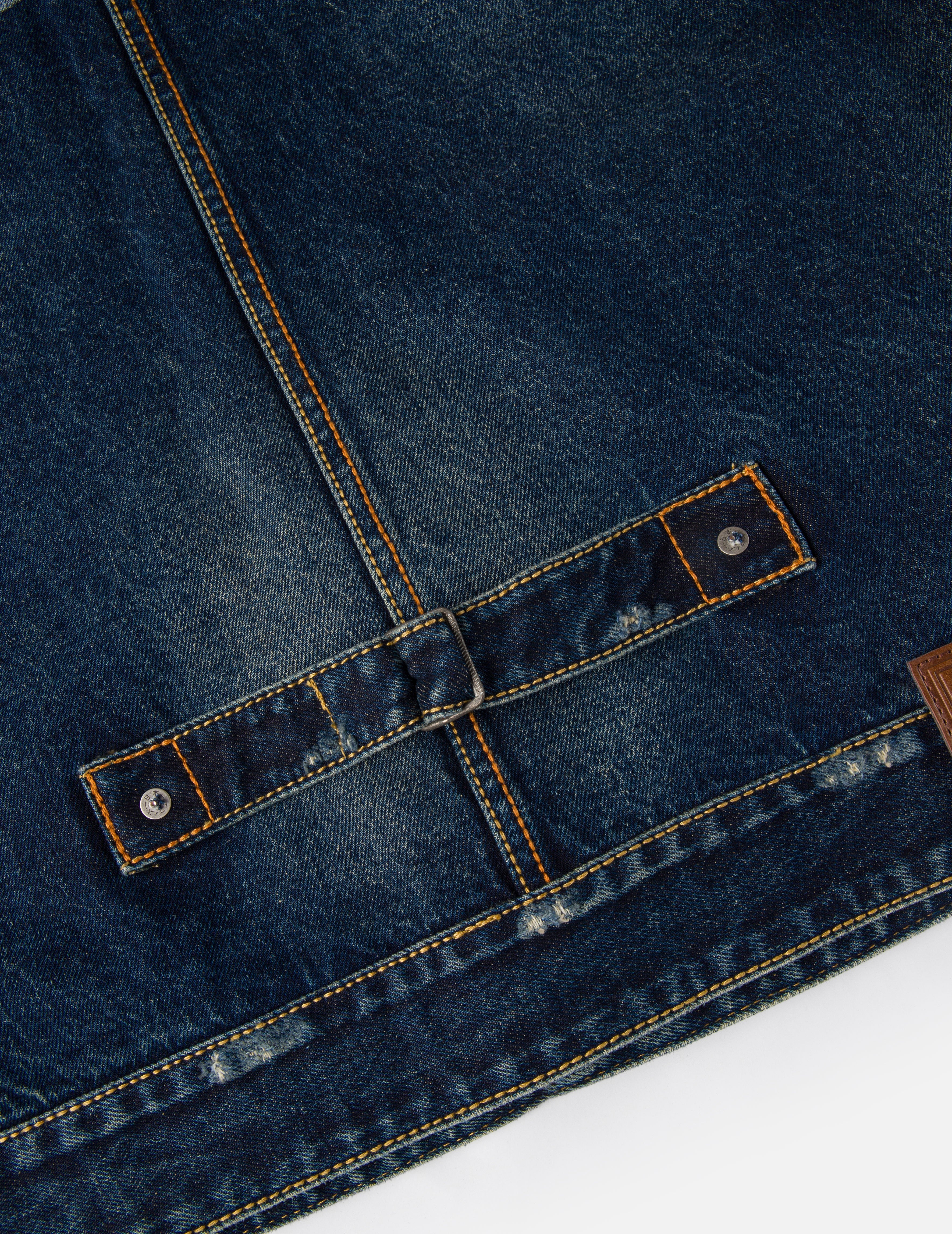 EVISU X GDC ウォッシュド リラックスフィット デニムジャケット
