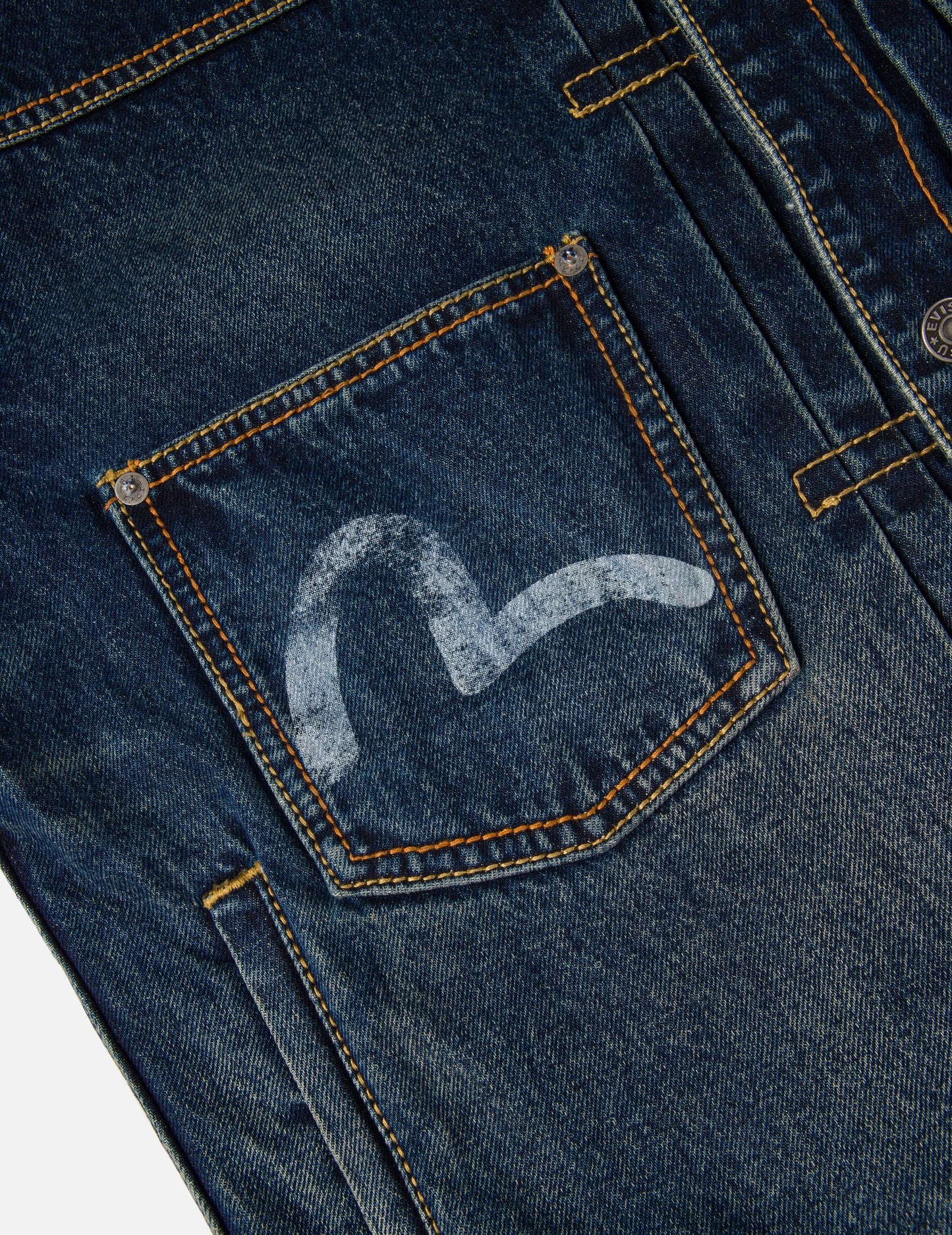 EVISU X GDC ウォッシュド リラックスフィット デニムジャケット