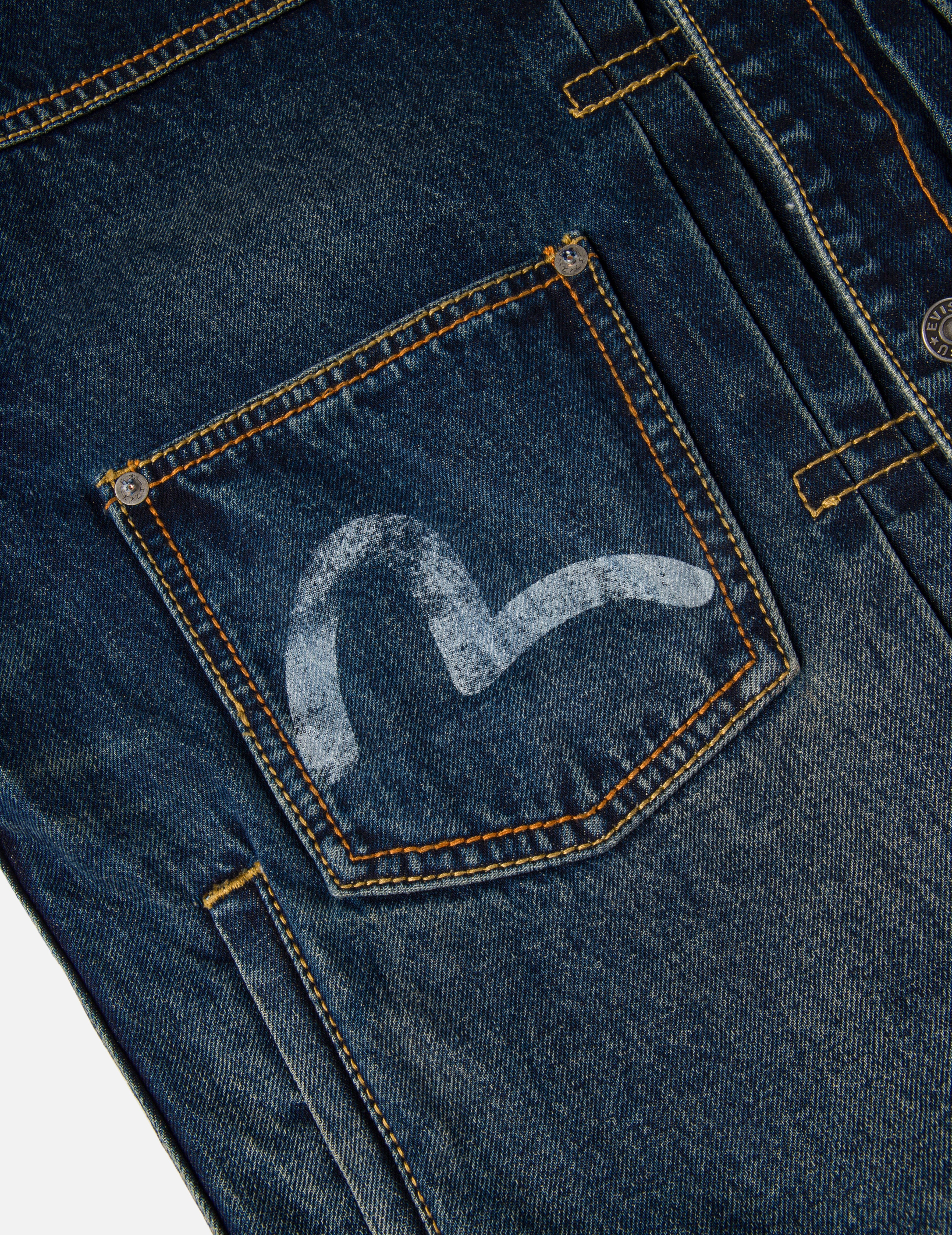 EVISU X GDC ウォッシュド リラックスフィット デニムジャケット