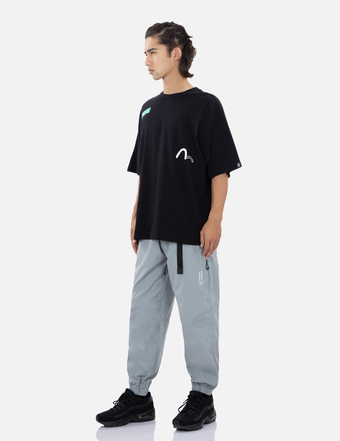 Seagull Print Cargo Pants