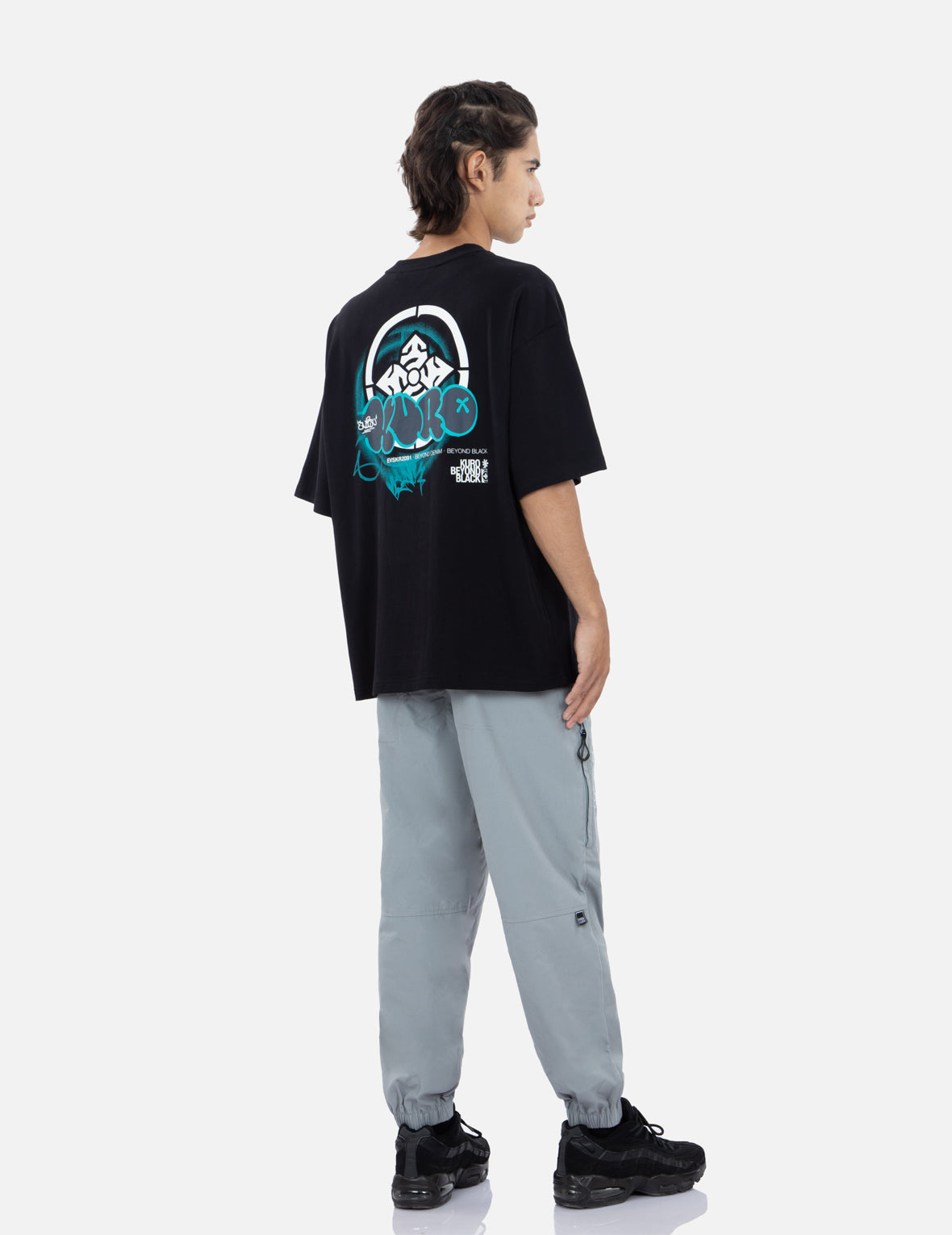 Seagull Print Cargo Pants