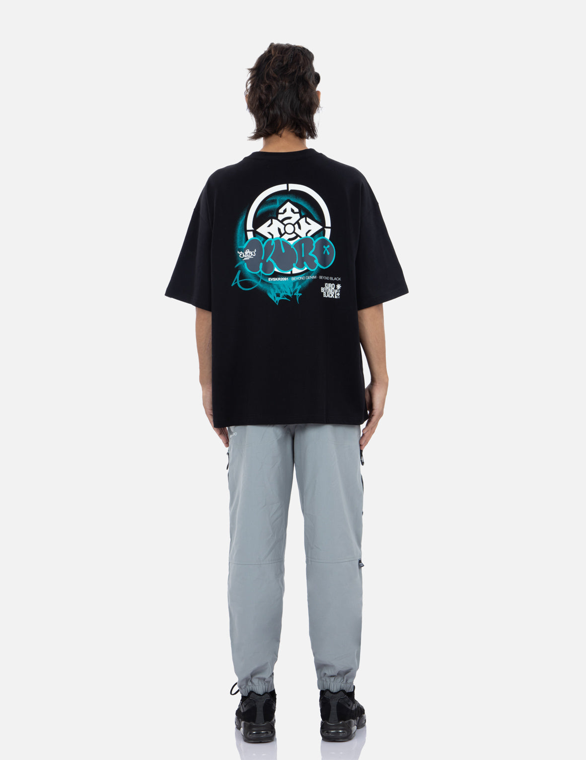 Seagull Print Cargo Pants