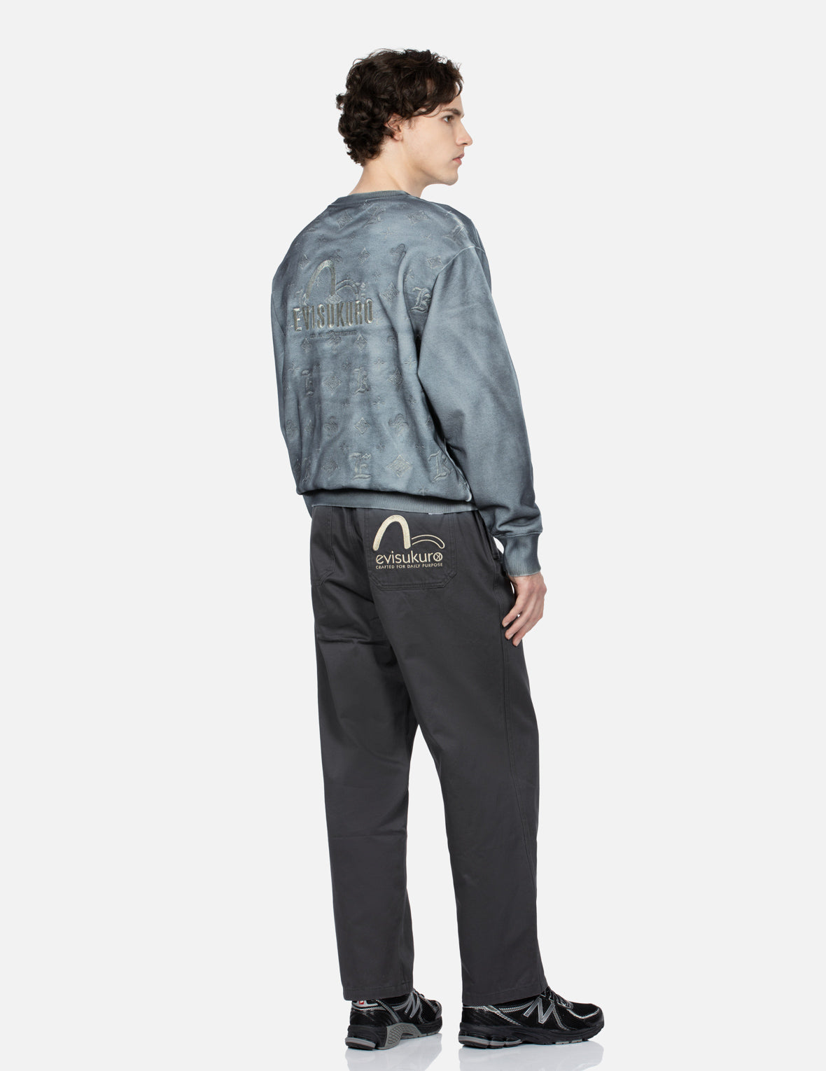 Seagull and Logo Embroidered Pocket Regular fit Pants