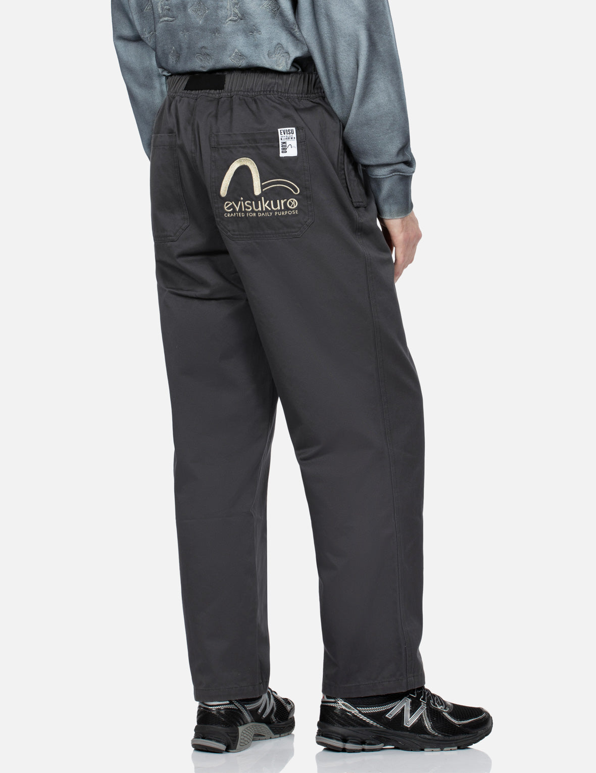 Seagull and Logo Embroidered Pocket Regular fit Pants