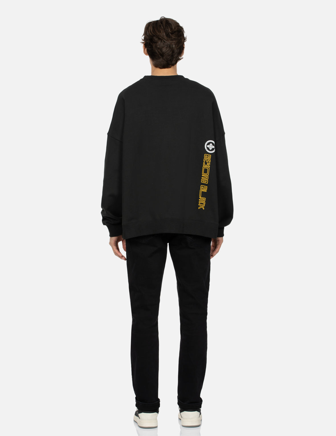 Multi-Logo Print Oversized Sweatshirt