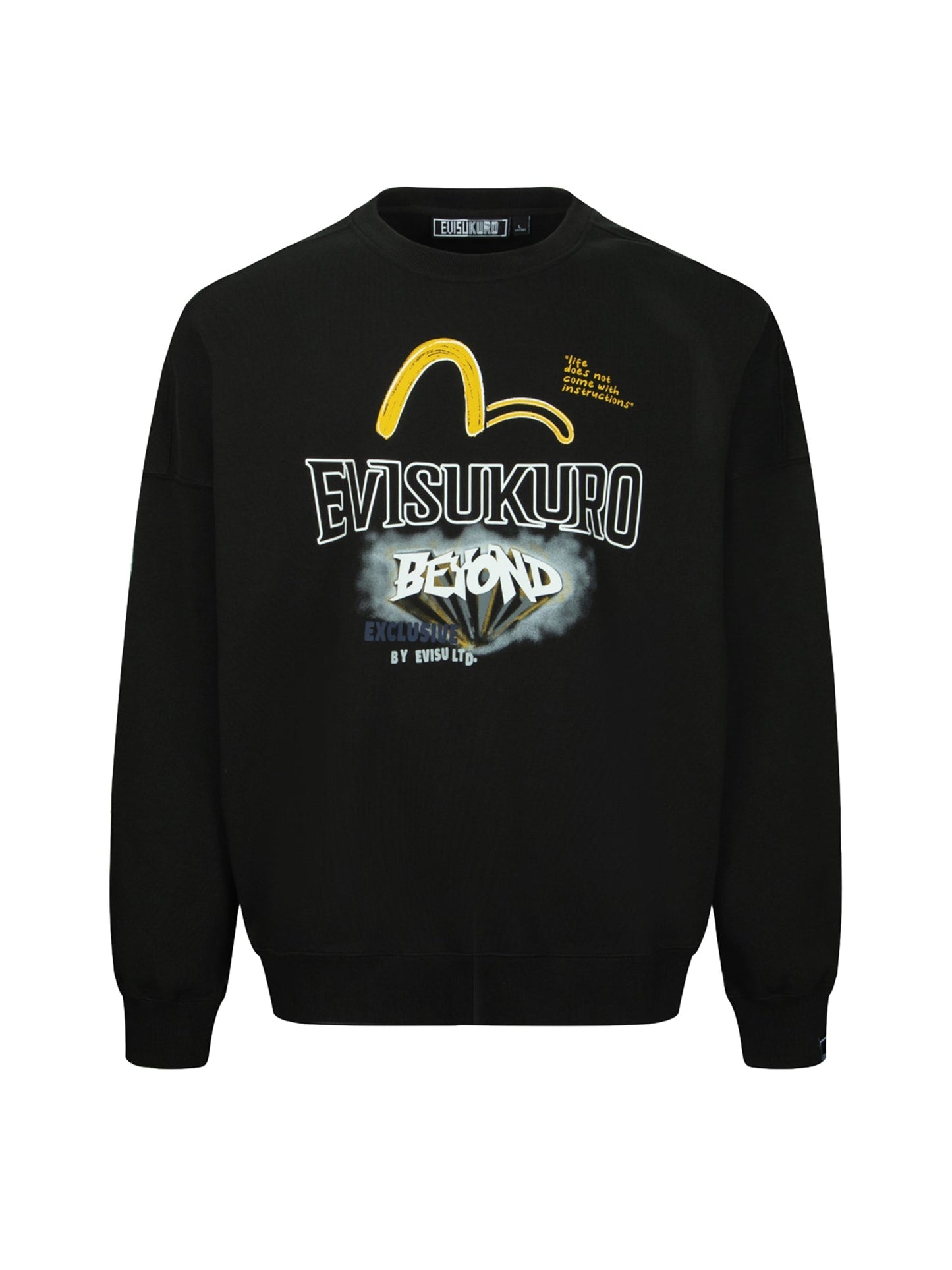 Multi-Logo Print Oversized Sweatshirt