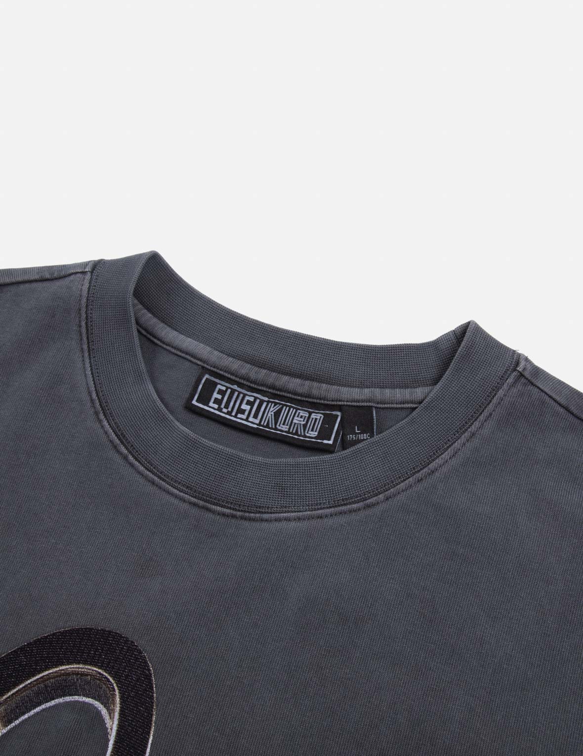 Metallic Logo Print Boxy Fit  T-shirt