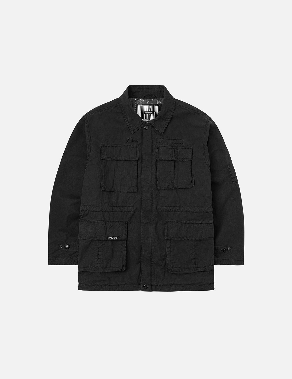 EVISUKURO Embroidery and Bio-washed Relax Fit Jacket