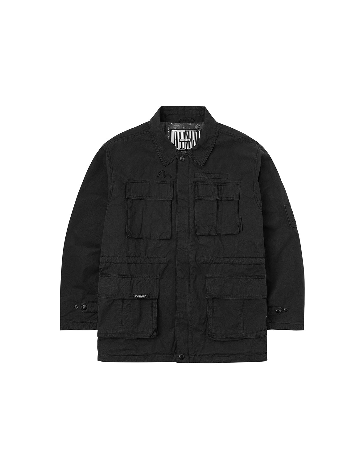 EVISUKURO Embroidery and Bio-washed Relax Fit Jacket