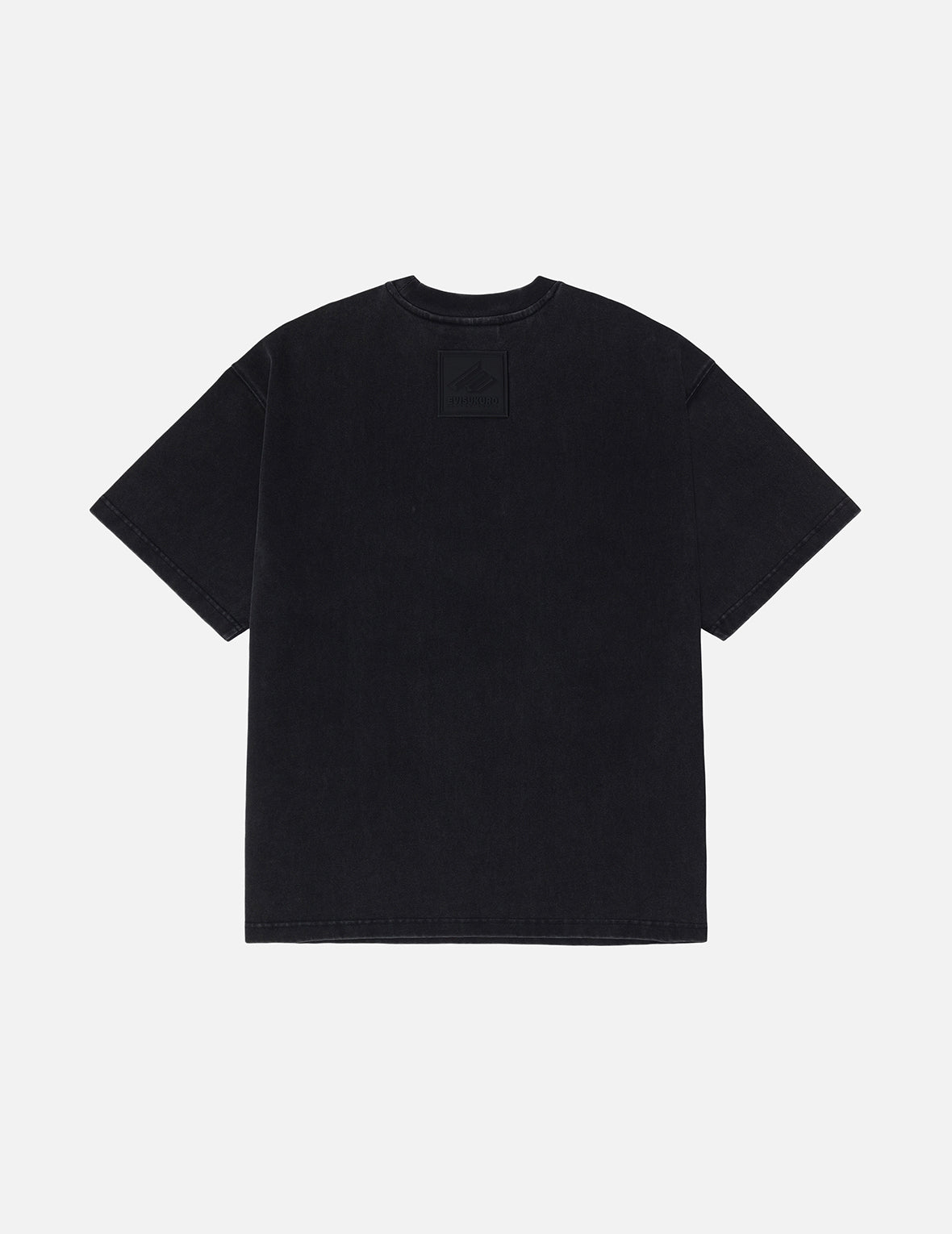 EVISUKURO Eロゴ 蓄光刺繍 ルーズフィット Tシャツ