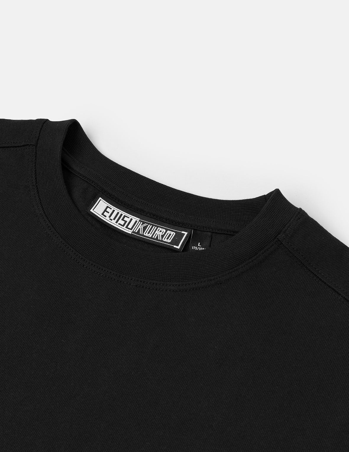 EVISUKURO Flocking and Plastisol Print Regular Fit T-shirt