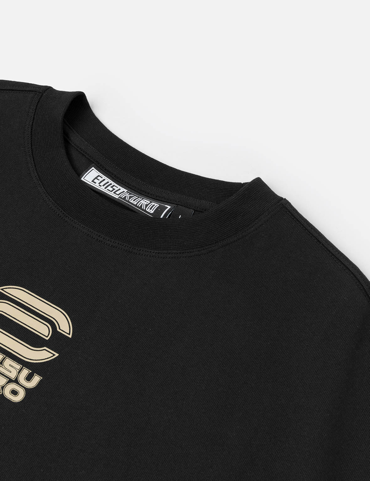 EVISUKUROとコントラストカモメプリント リラックスフィット Tシャツ