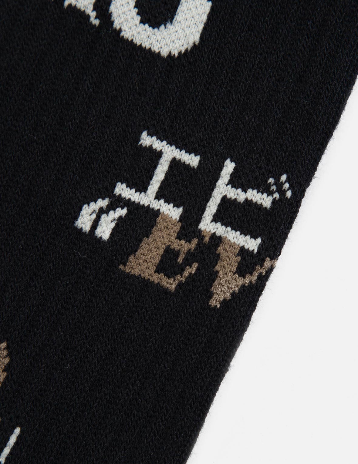 Logo Jacquard Long Socks