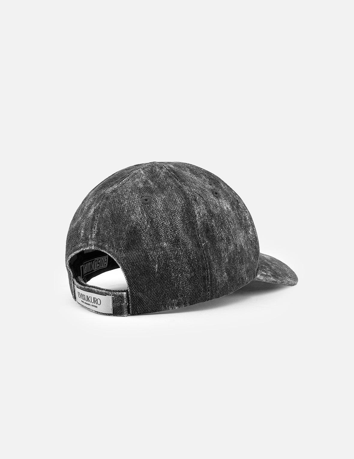 EVISUKURO Label Washed Cap