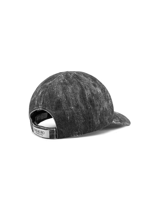EVISUKURO Label Washed Cap