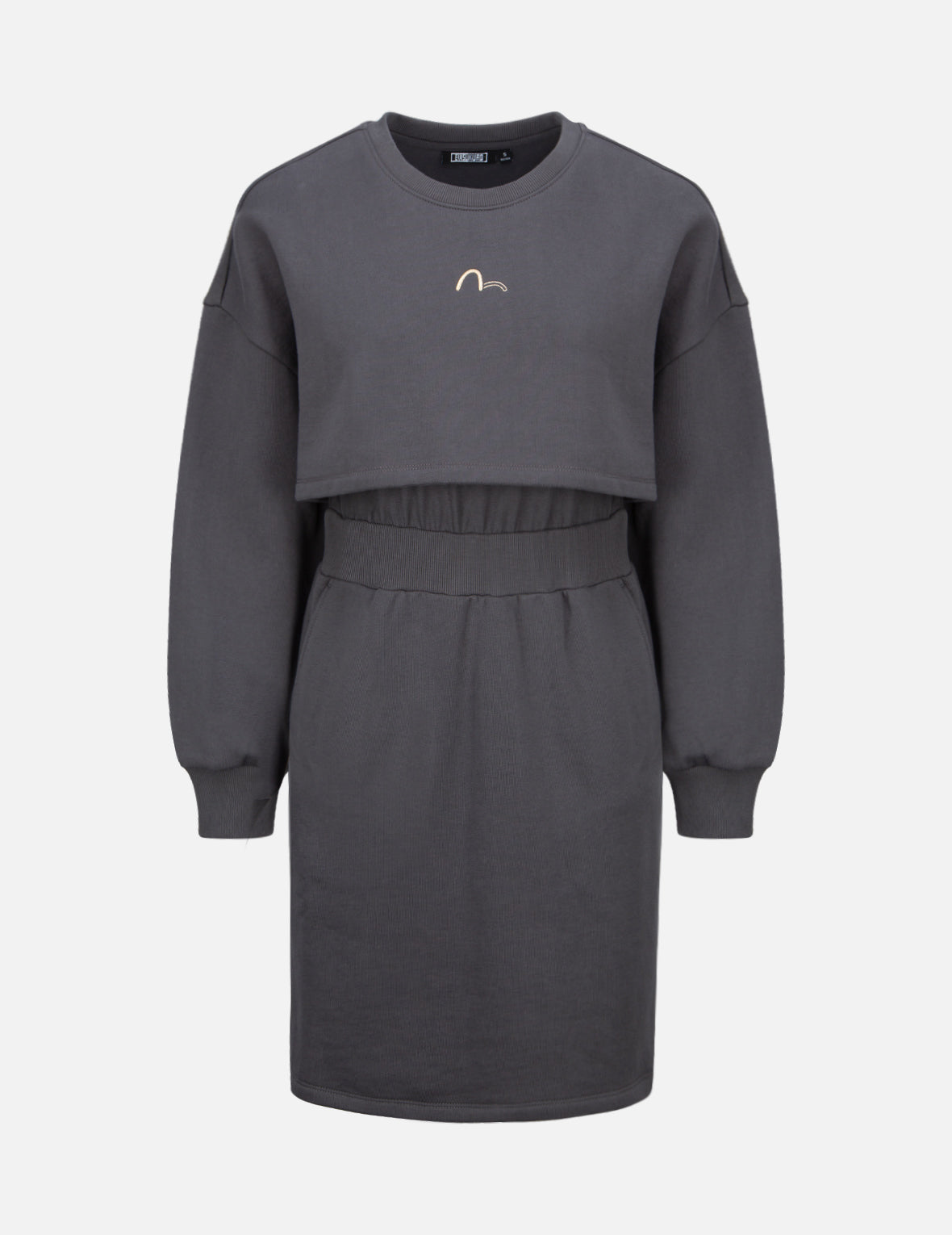 Logo Embroidered 2-in-1 Sweat Dress