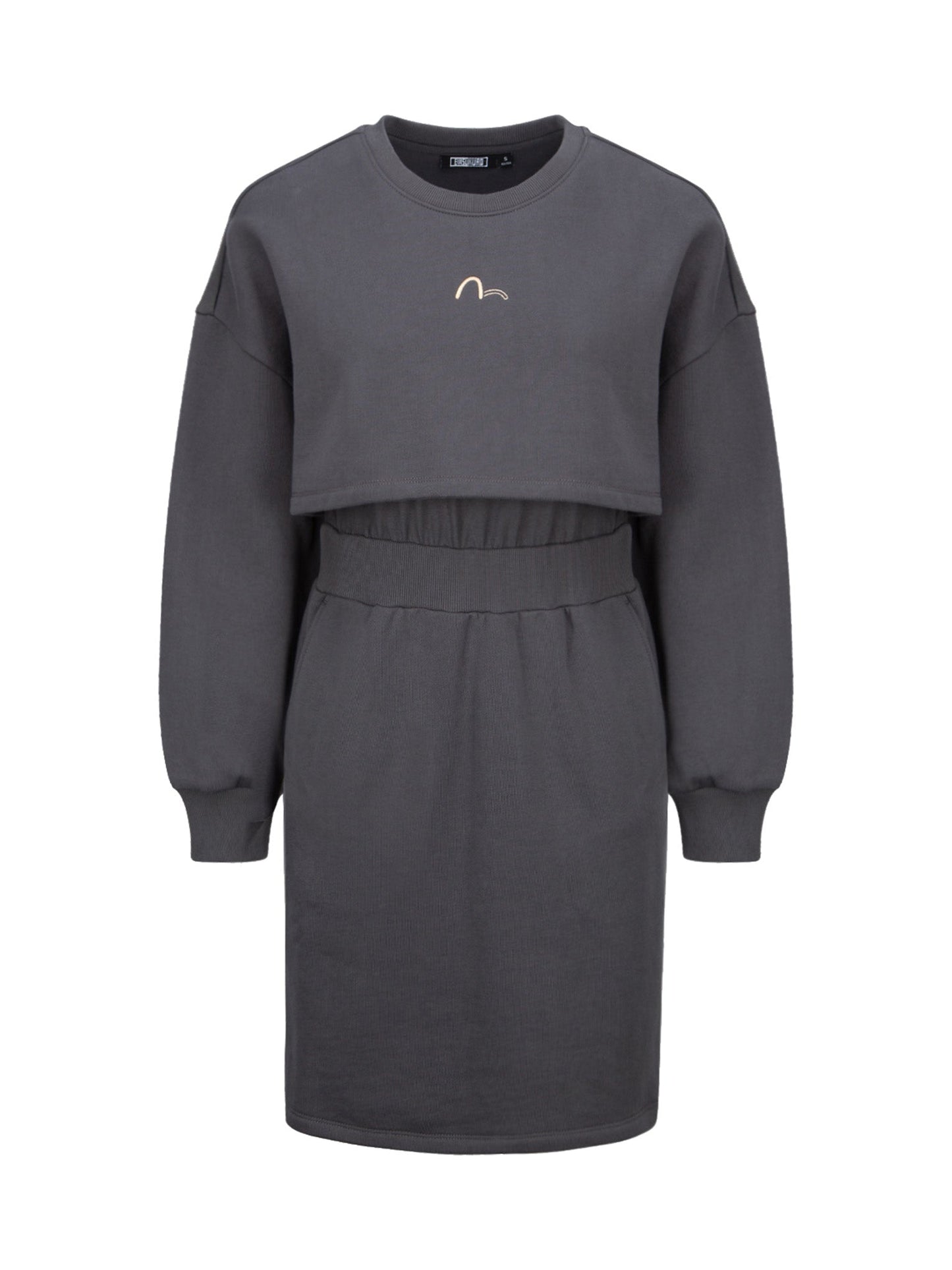 Logo Embroidered 2-in-1 Sweat Dress