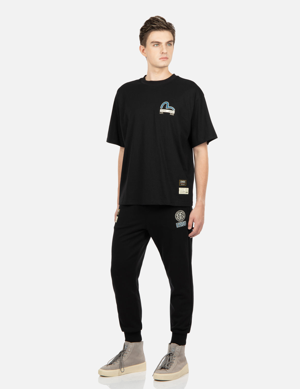 EVISU スウェット 迷彩 テーパード