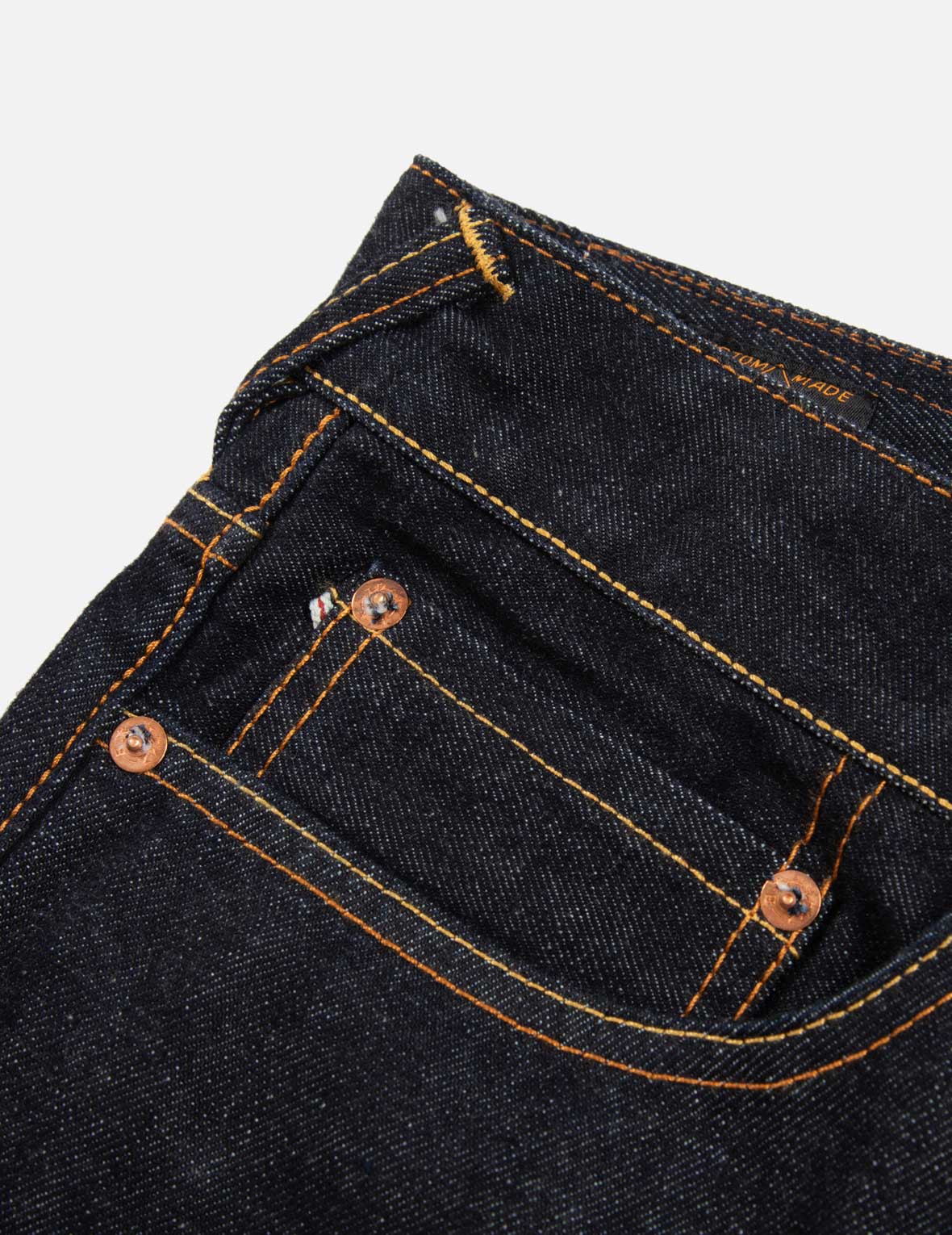 Double Daicock Print Carrot Fit Selvedge Denim Jeans #2017