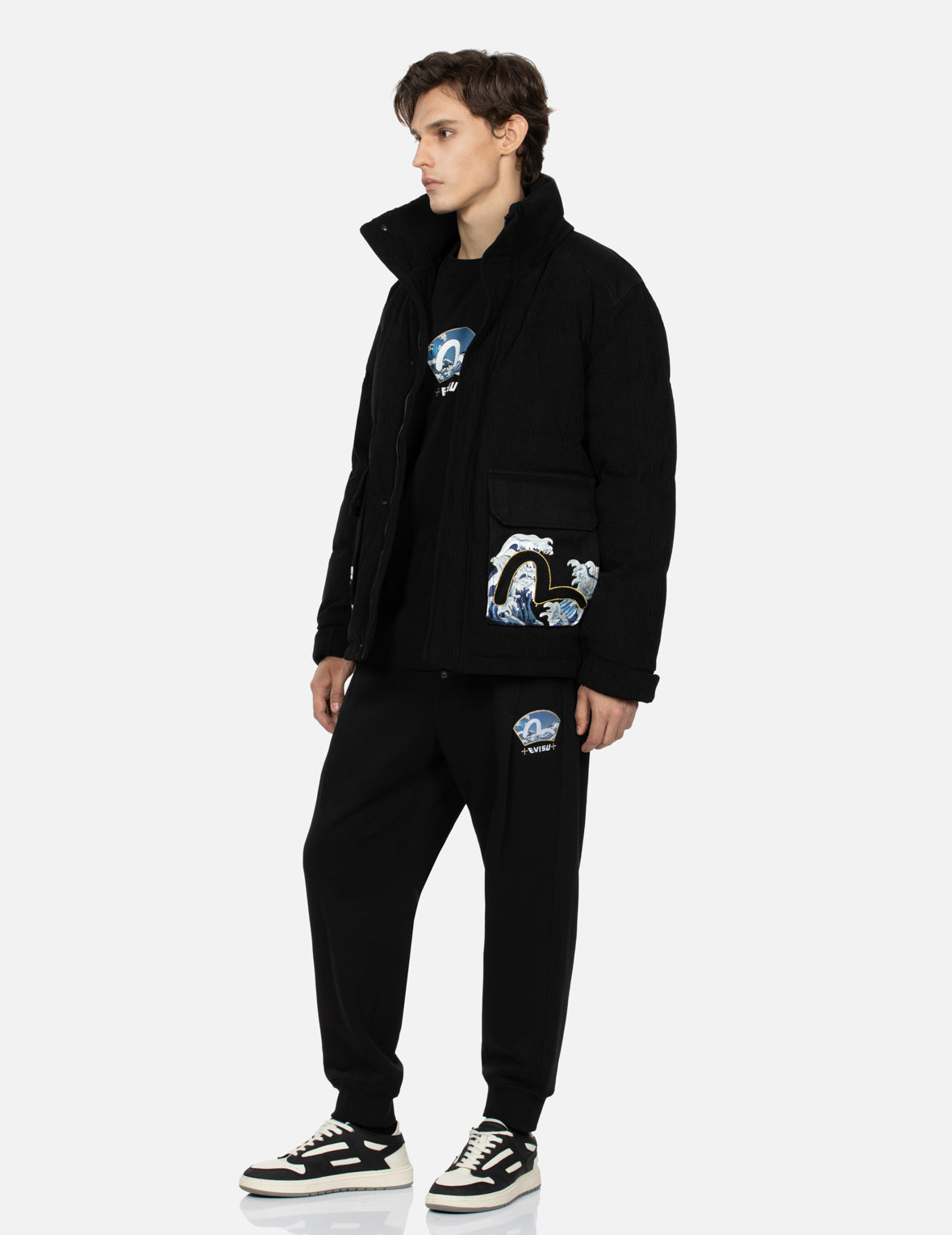 エヴィス リメイクスウェットパンツ メンズ - ボトムス - スウェットパンツ – EVISU