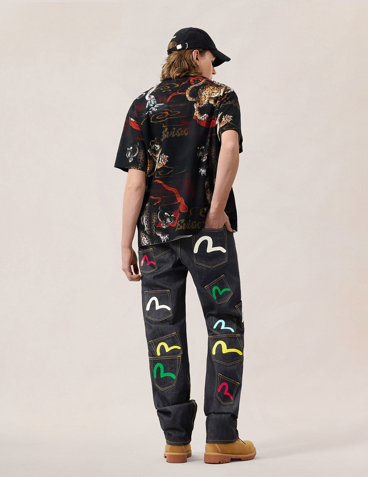 マルチポケットレギュラーフィットジーンズ – EVISU