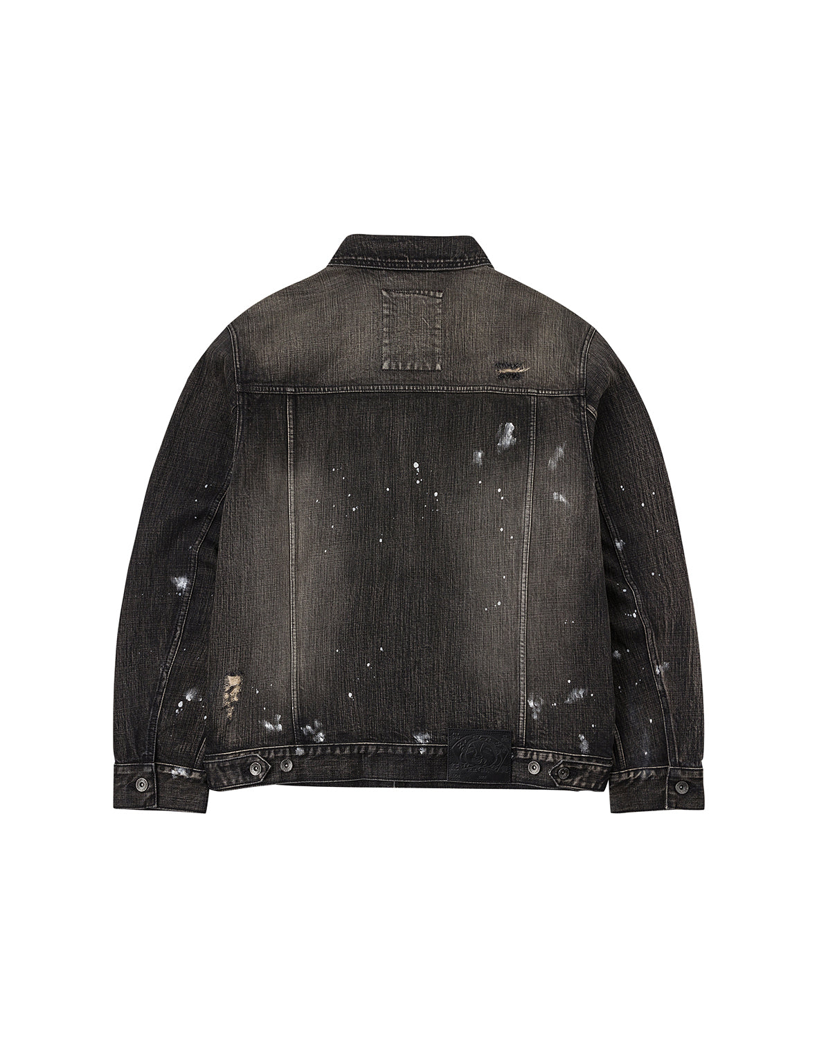 カモメアップリケ リラックスフィットデニムジャケット