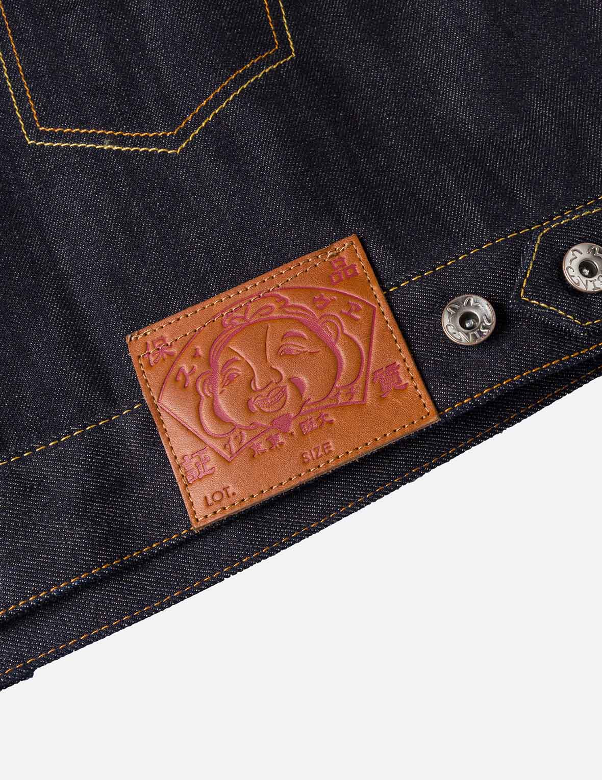 多ポケットブロケードパッチ リラックスフィット デニムジャケット – EVISU